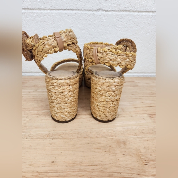 Sam edelman Iliana Heeled Sandals Womens 9 Espadrille Ankle Strap Platform Shoes - Picture 6 of 11